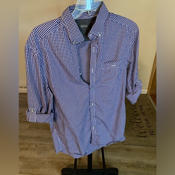 Kenneth Cole Reaction/ Men’s long sleeve button down/ size Large - Picture 3 of 7